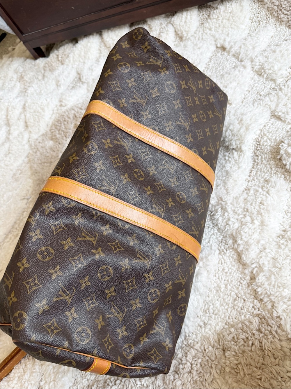 SOLD🌺Louis vuitton monogram keepall 50 Bandoulière duffle travel bag men women - Picture 13 of 16